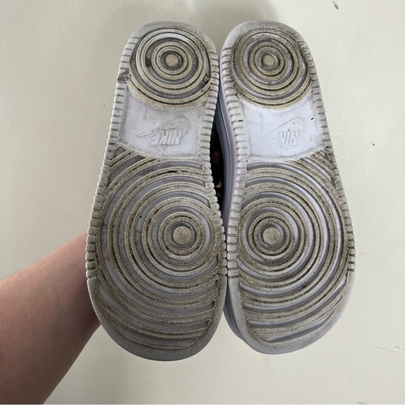 NIKE ICON CLASSIC SANDALS Women – Black/White-metallic Gold-white Size 12 - Picture 12 of 12